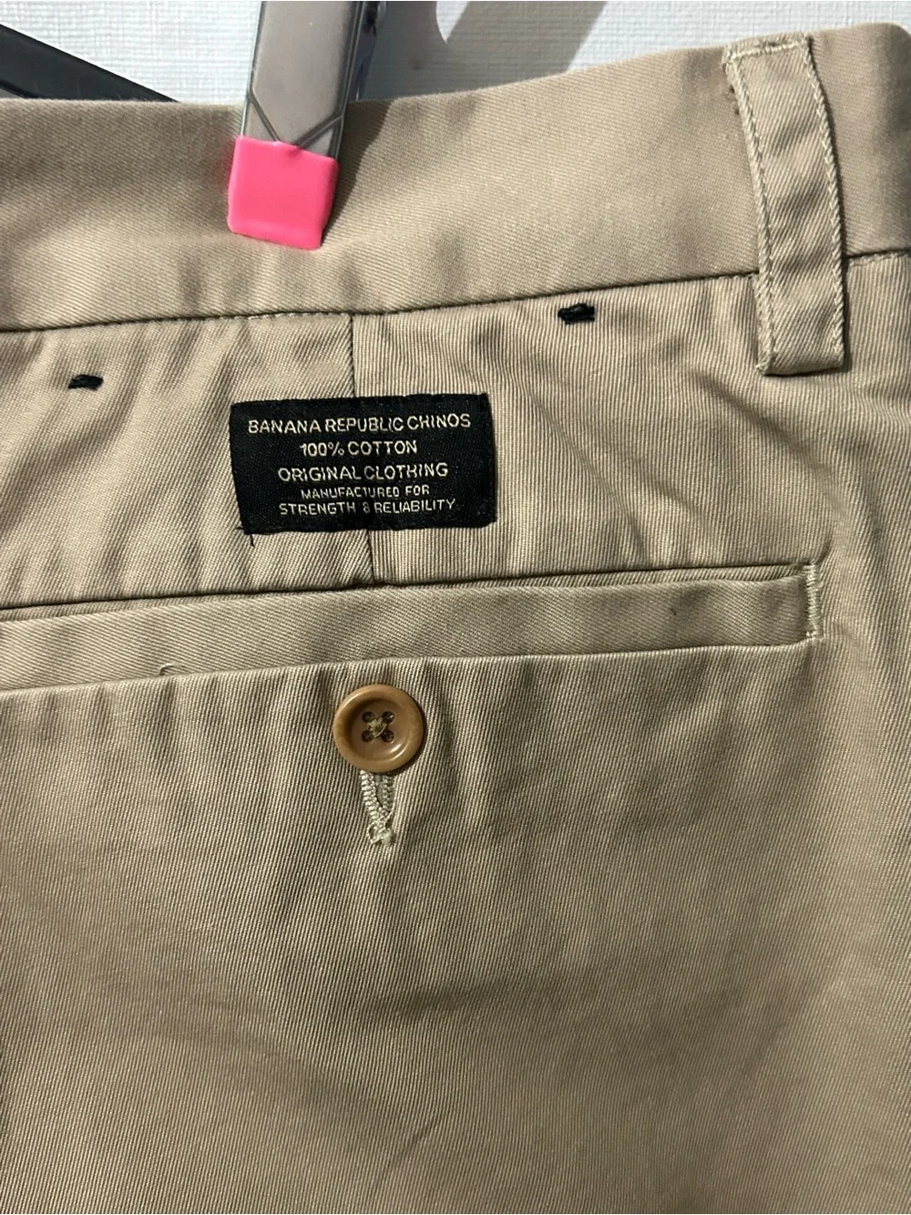 Banana Republic Tan Flat-Front Men's Chino Shorts